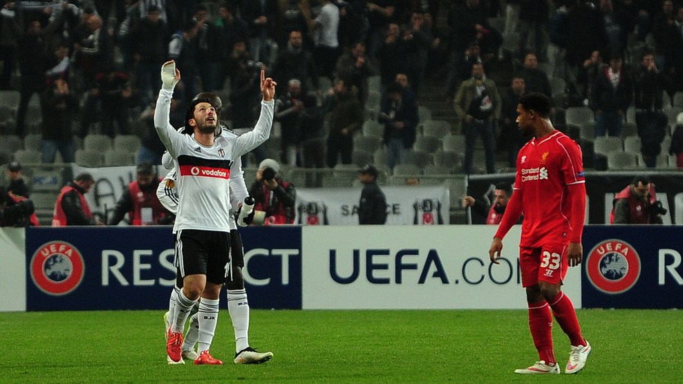 تولگای علی ارسلان|بشيكتاش 1 (5) - (4) 0 لیورپول / لیگ اروپا