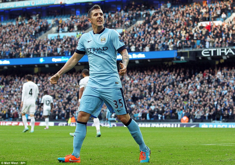 استفان یووتیچ|منچستر سیتی 2 - 1 سوانسی / لیگ جزیره