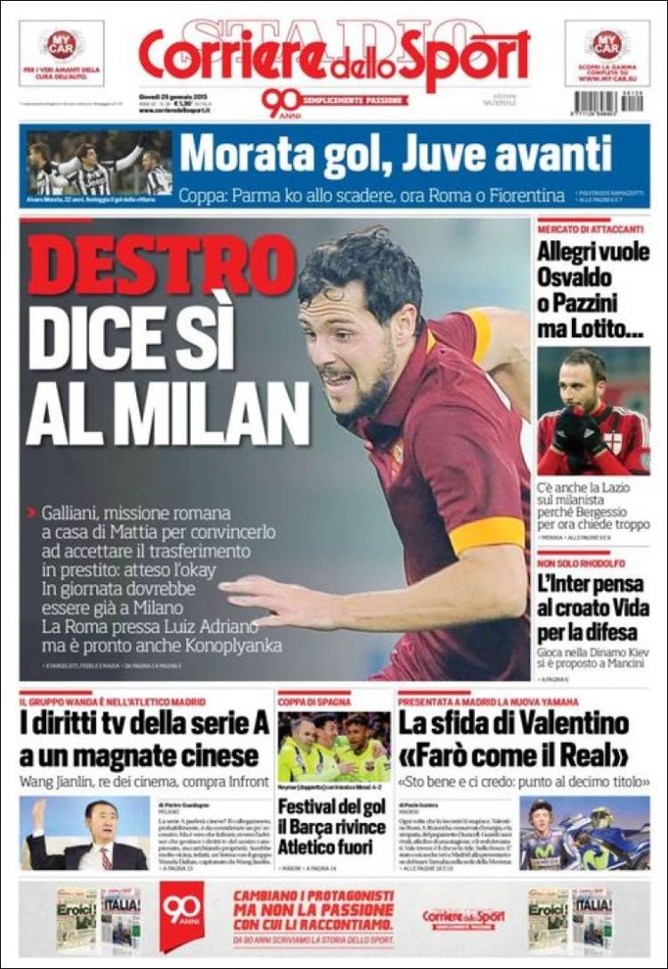 کوریه‌ره دلو اسپورت