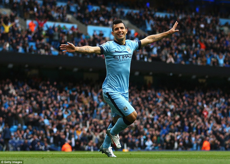 سرخیو آگرو|منچستر سیتی 3 - 2 آستون ویلا / لیگ جزیره