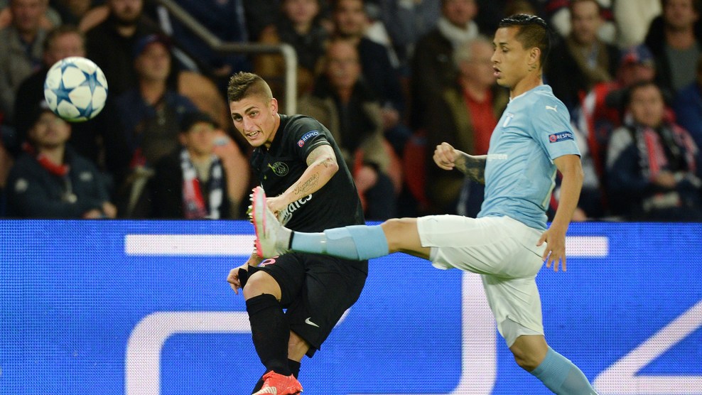 مارکو وراتی|پاریس سن ژرمن 2 - 0 مالمو / لیگ قهرمانان