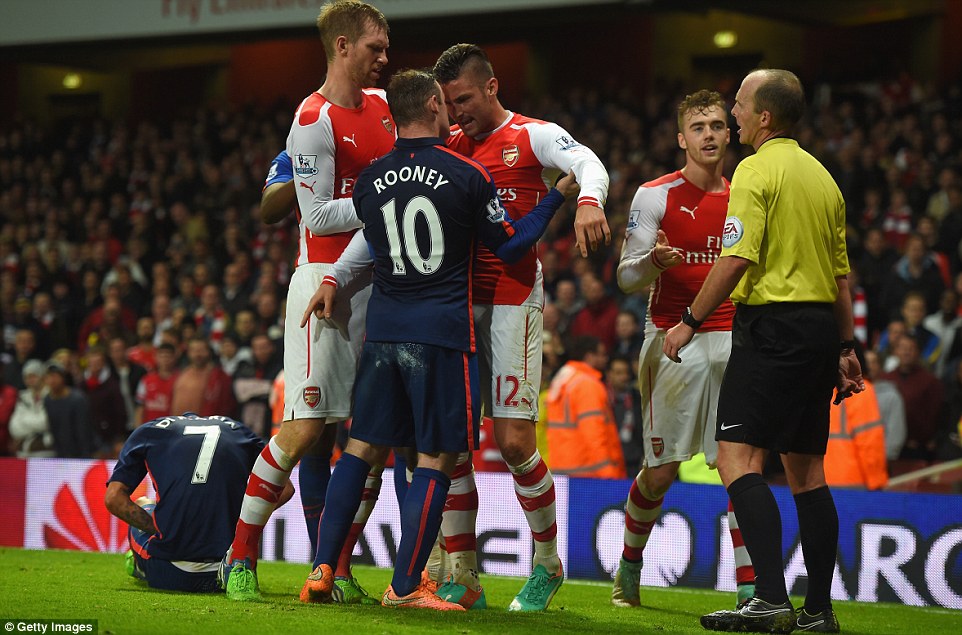 اليوير ژیرود - رونی|آرسنال 1 - 2 منچستر یونایتد / لیگ جزیره