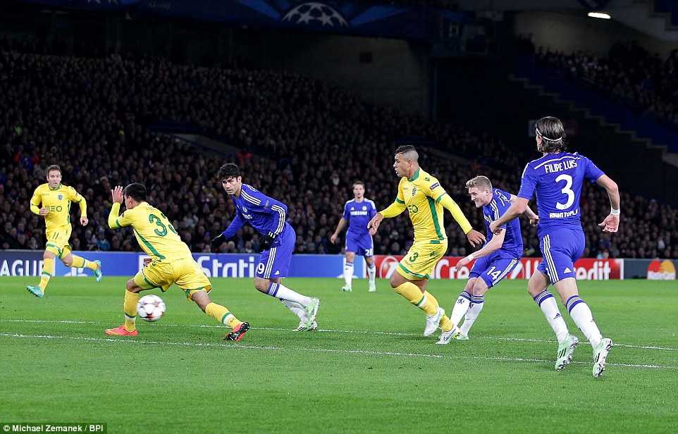 آندره شورله|چلسی 3 - 1 اسپورتينگ لیسبون / لیگ قهرمانان