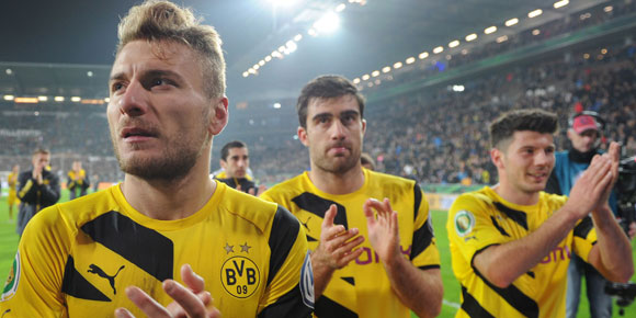 چیرو ایموبیل|سن پائولی 0 - 3 بوروسيا دورتموند / جام حذفي