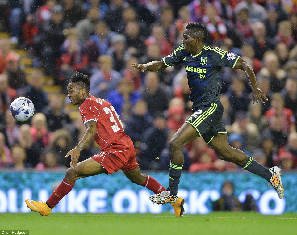 رحيم استرلینگ|لیورپول 2-2 میلزبورو / جام اتحادیه