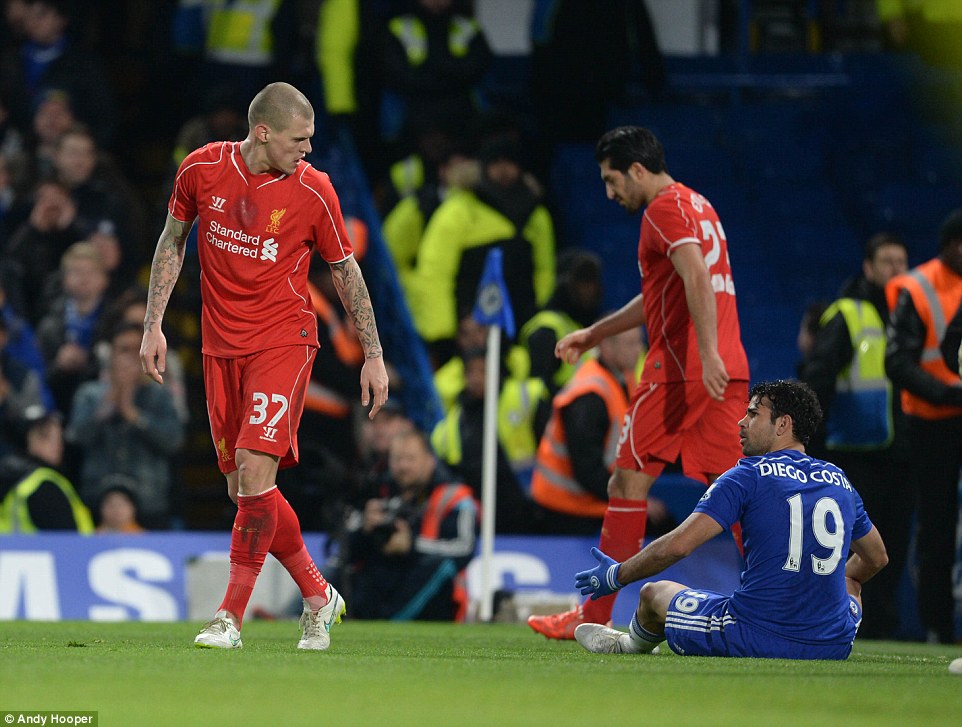 دیگو کاستا - مارتین اسکرتل|چلسی 1 - 0 لیورپول / جام اتحادیه