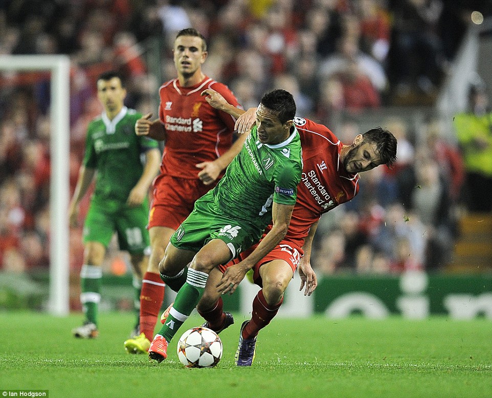 آدم لالانا|لیورپول 2-1  لودوگورتس / لیگ قهرمانان