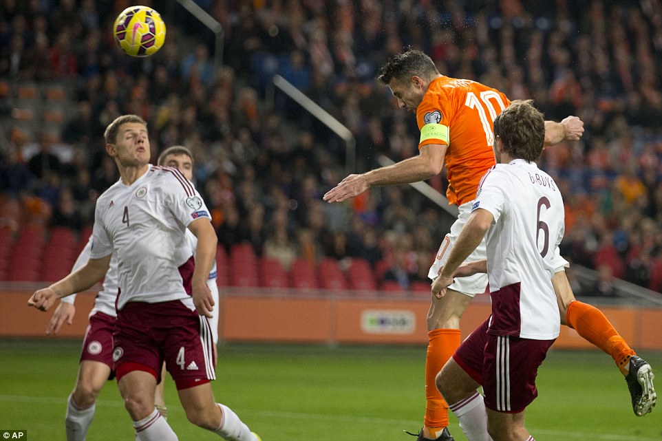 رابین فن پرسی|هلند 6 - 0 لتونی / مقدماتی جام ملت های اروپا