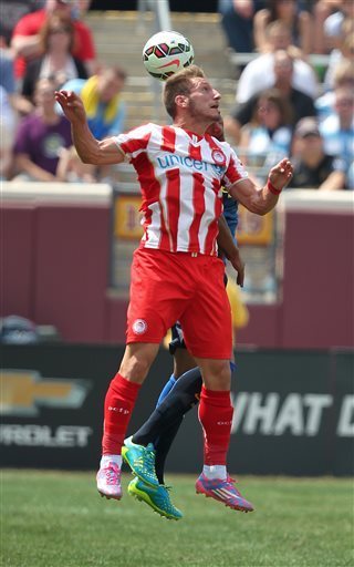 گایل کلیچی|منچسترسیتی 2-2 المپیاکوس / گینس کاپ