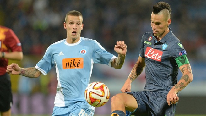 مارک همشیک|اسلووان براتیسلاوا 0-2 ناپولی / لیگ اروپا