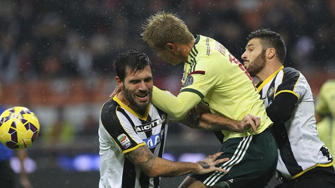 كيسوکه هوندا|میلان 2 - 0 اودینزه / سری آ