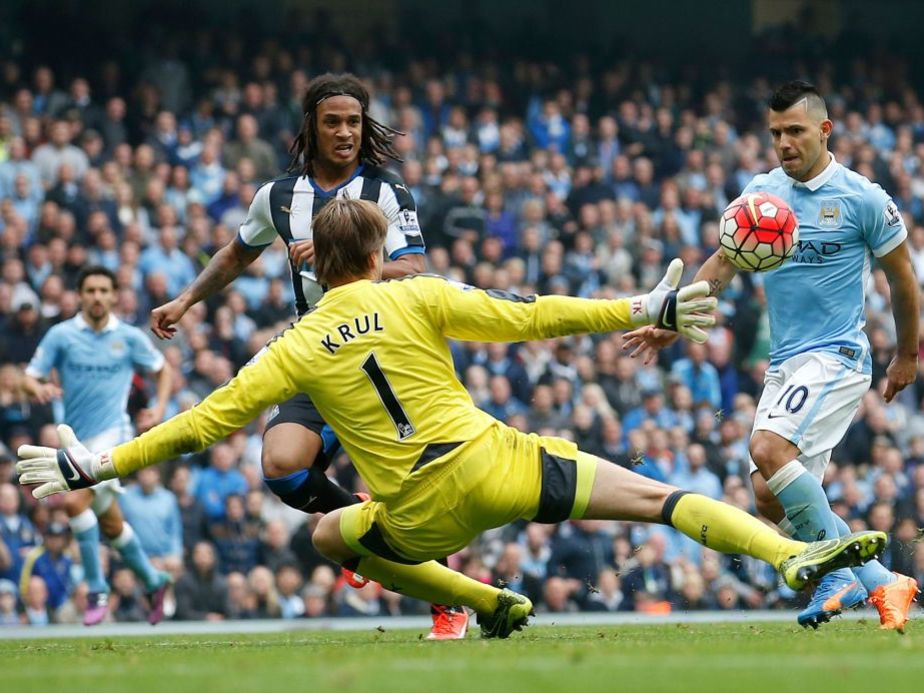 سرخیو آگوئرو|منچستر سیتی 6 - 1 نیوکاسل / لیگ جزیره