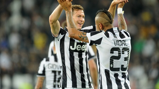 آرتور ویدال|یوونتوس 3-0 چزنا / سری آ