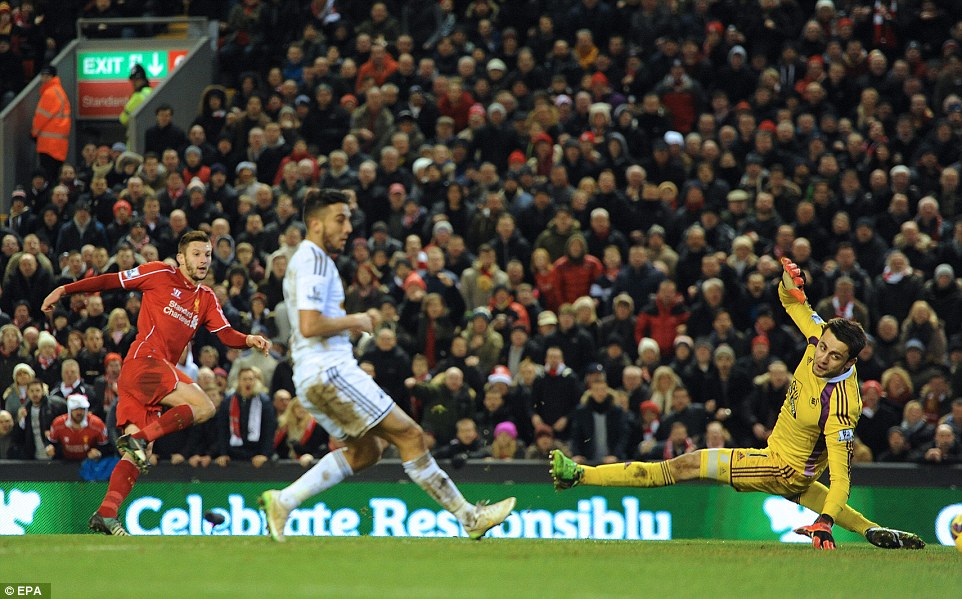 آدم لالانا|لیورپول 4 - 1 سوانسی / لیگ جزیره