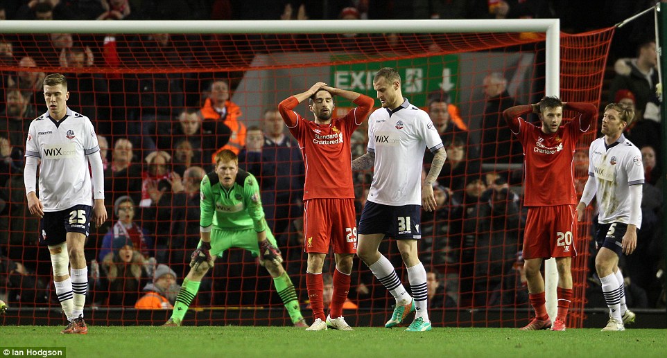 فابیو بورینی|لیورپول 0 - 0 بولتون / جام حذفی