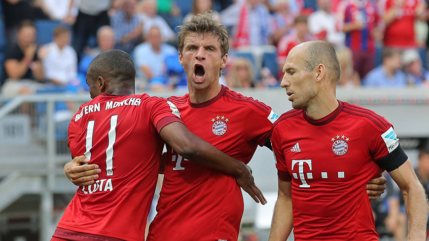 آرین روبن - توماس مولر|هوفنهايم 1 - 2 بایرن مونیخ / بوندسلیگا