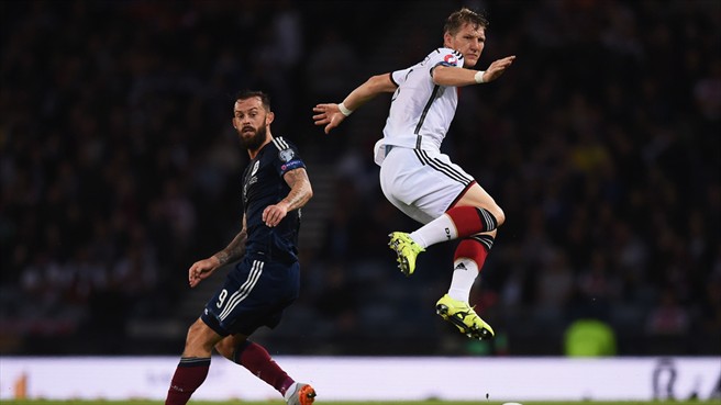 باشتین شواینشتایگر - استیون فلچر|اسکاتلند 2 - 3 آلمان / مقدماتی یورو 2016