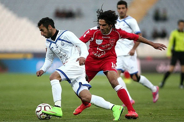 تقابل دو بازیکن|پرسپولیس تهران 0 - 1 ملوان انزلی / لیگ برتر