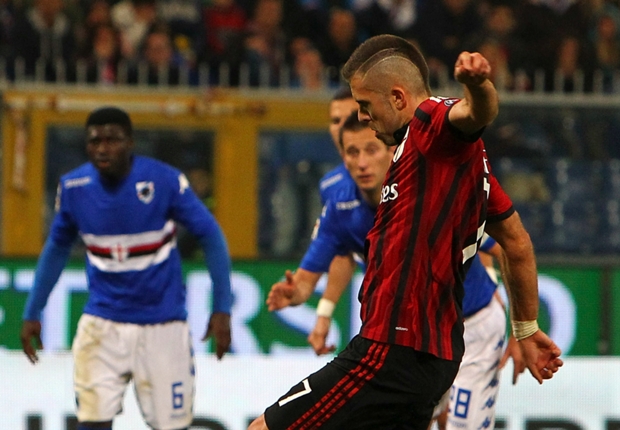 جرمی منز|سامپدوریا 2 - 2 میلان /  سری آ