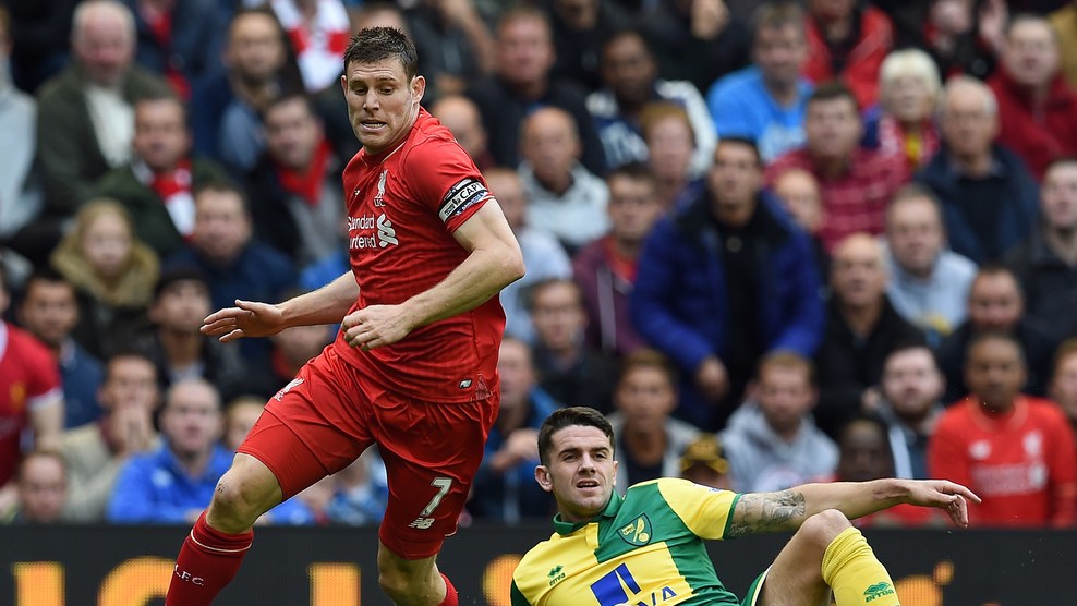 جیمز میلن|لیورپول 1 - 1 نورویچ سیتی / لیگ جزیره