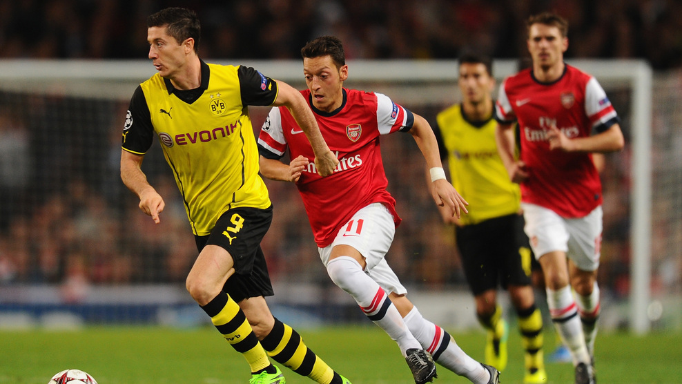 آرسنال-دورتموند/ گروه F لیگ قهرمانان اروپا|بازی آرسنال در مقابل دورتموند در هفته سوم مرحله گروهی لیگ قهرمانان اروپا