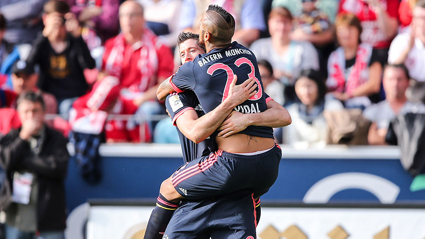 آرتور ویدال|ماینتس 0 - 3 بایرن مونیخ / بوندس لیگا