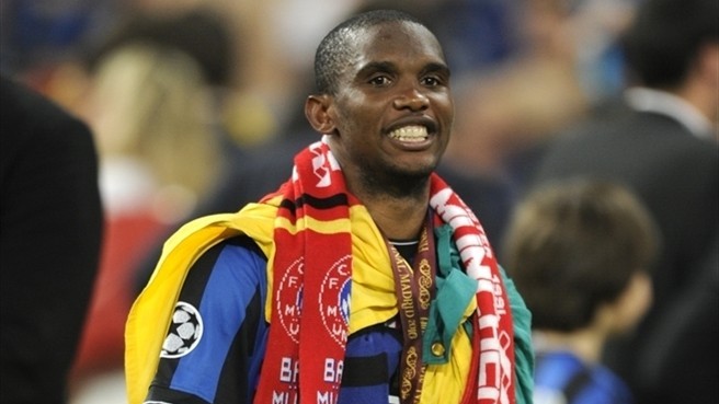 ساموئل اتوئو|3- ساموئل اتوئو (بارسلونا 2006/07، 2008/09، اینترمیلان 2009/10)