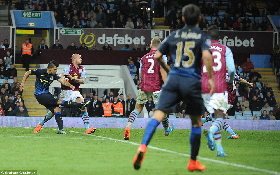 سرخیو اگرو|آستون‌ویلا 0 - 2 منچستر سیتی/ لیگ برتر