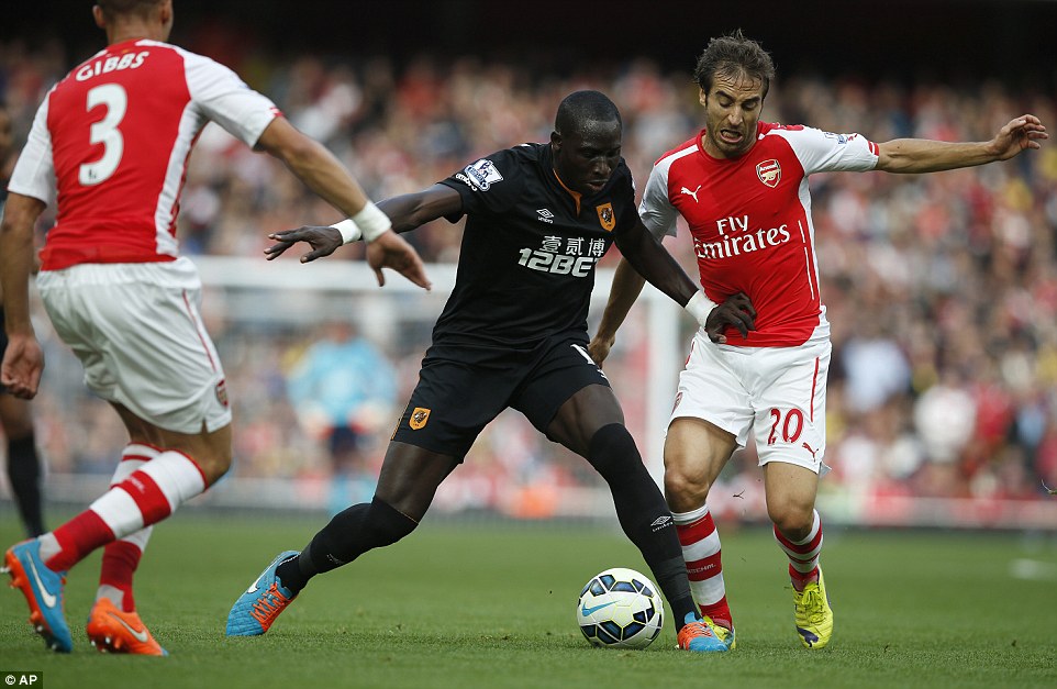 متیو پیر فلامینی|آرسنال 2 - 2 هال سیتی / لیگ جزیره