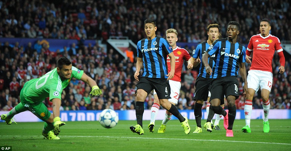 سرخيو رومرو|منچستر یونایتد 3 - 1 کلوب بُروژ / انتخابی لیگ قهرمانان