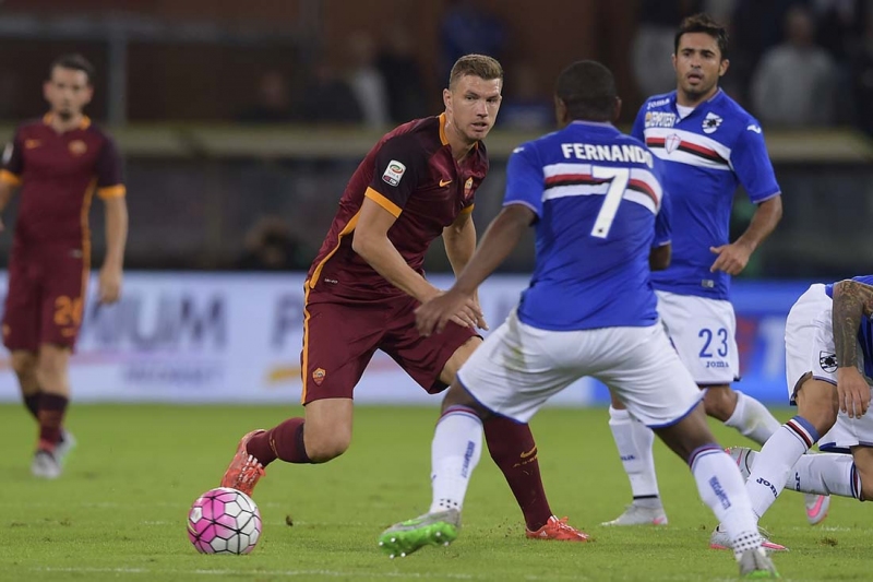 ادین ژکو|سامپدوریا 2 - 1 رم / سری آ