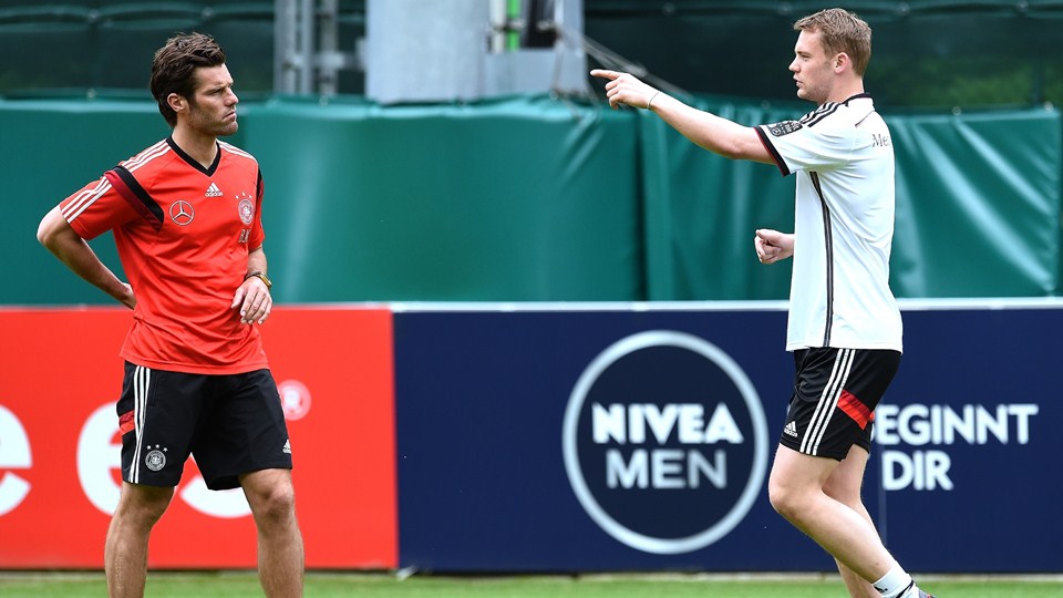 مانوئل نویر|تمرین گروهی تیم ملی آلمان