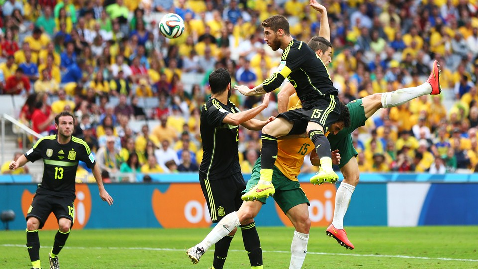 سرخیو راموس|استرالیا 0-3 اسپانیا / مرحله گروهی جام جهانی