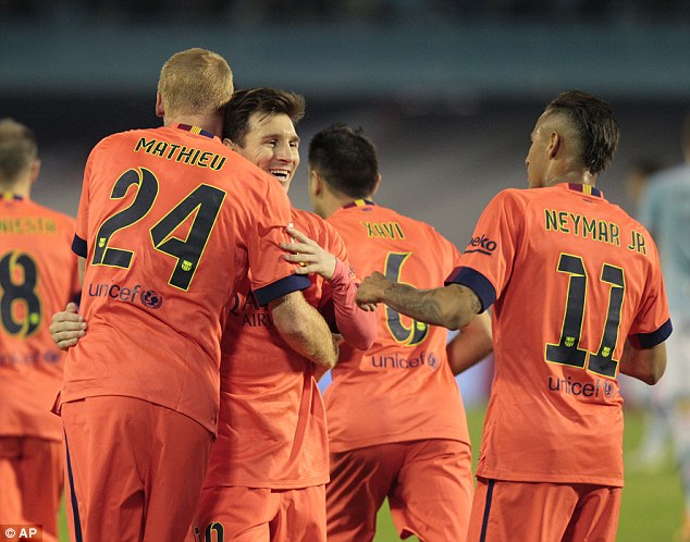 ژرمی متیو|سلتاویگو 0 - 1 بارسلونا / لالیگا