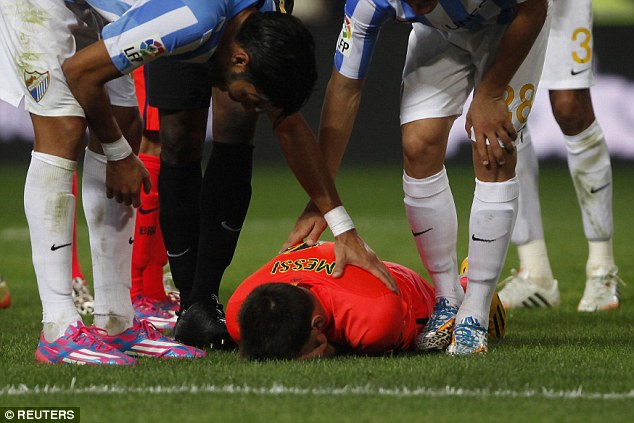 لیونل مسی|مالاگا 0-0 بارسلونا / لالیگا