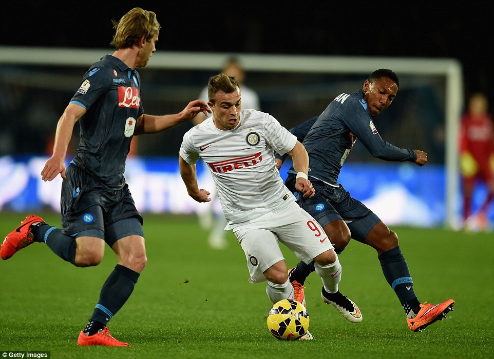 ژردان شکیری|ناپولی 1 - 0 اینترمیلان / جام حذفی ایتالیا