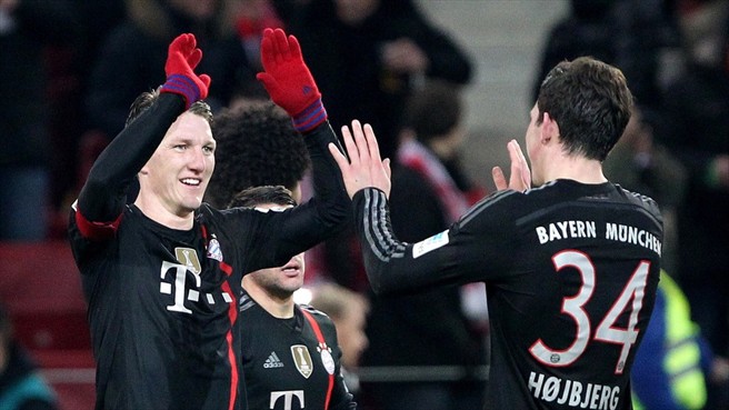 شادی شاگردان گواردیولا|ماینتس 1 - 2 بایرن مونیخ / بوندسلیگا