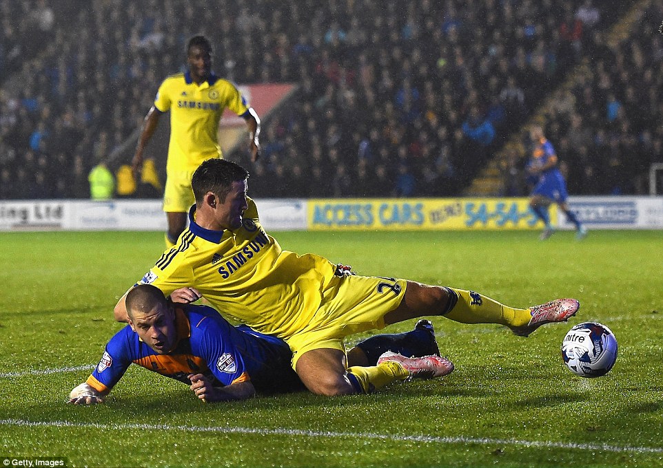 گری کی هیل|شِروزبری تَون 1 - 2 چلسی / جام اتحادیه