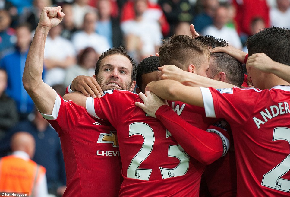 خوان ماتا|سوانسی 2 - 1 منچستر یونایتد / لیگ جزیره