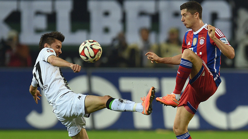 رابرت لواندوفسکی|مونشن‌گلادباخ 0 - 0 بایرن مونیخ / بوندسلیگا