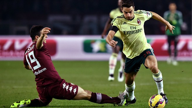 جياكومو بوناونتورا|تورینو 1 - 1 میلان / سری آ