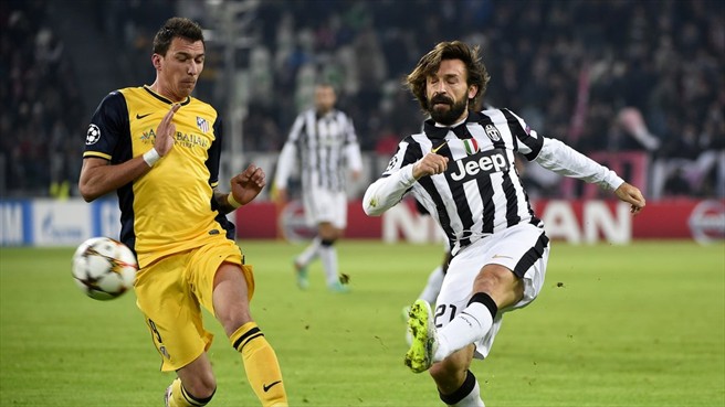 ماريو ماندزوکیچ - آندره آ پیرلو|یوونتوس 0 - 0 اتلتیکو مادرید / لیگ قهرمانان