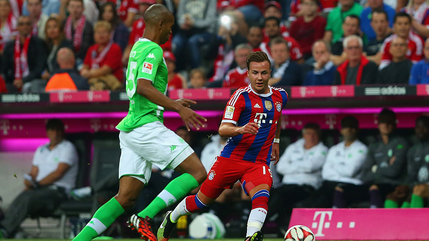 ماریو گوتزه|بایرن مونیخ 2-1 ولفسبورگ / بوندسلیگا