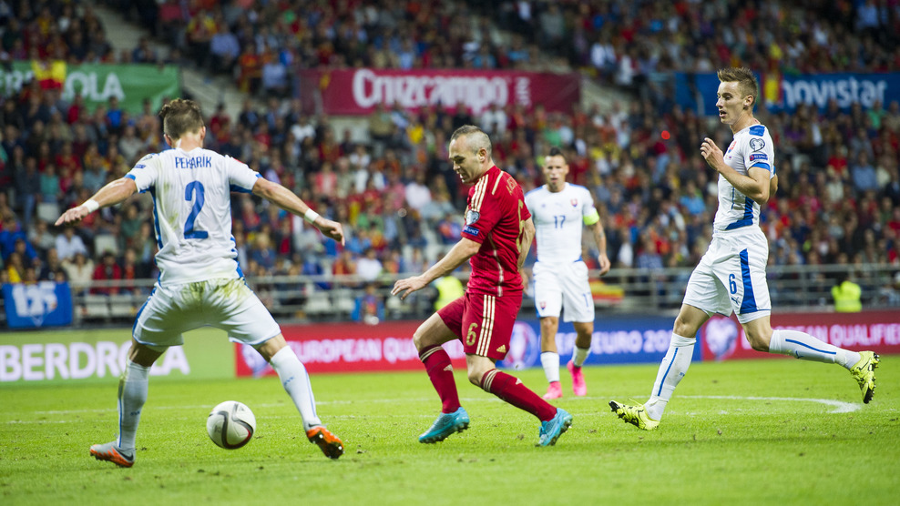 آندرس اینیستا|اسپانیا 2 - 0 اسلواکی / مقدماتی یورو 2016