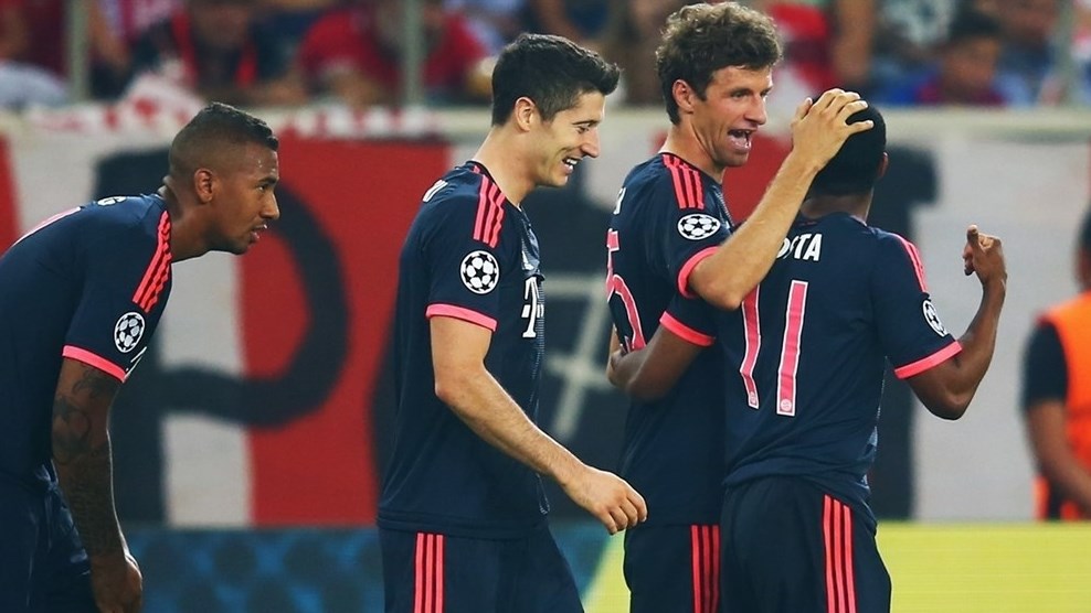 توماس مولر|المپیاکوس 0 - 3 بایرن مونیخ / لیگ قهرمانان