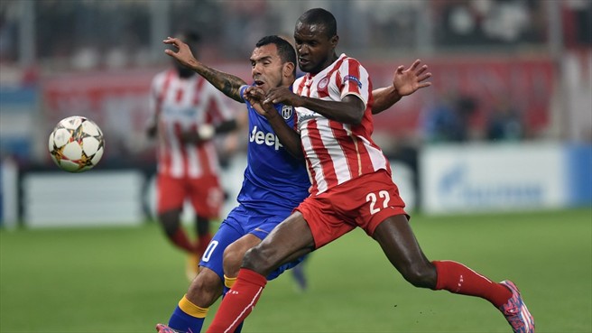 کارلوس توز|المپیاکوس 1 - 0 یوونتوس / لیگ قهرمانان