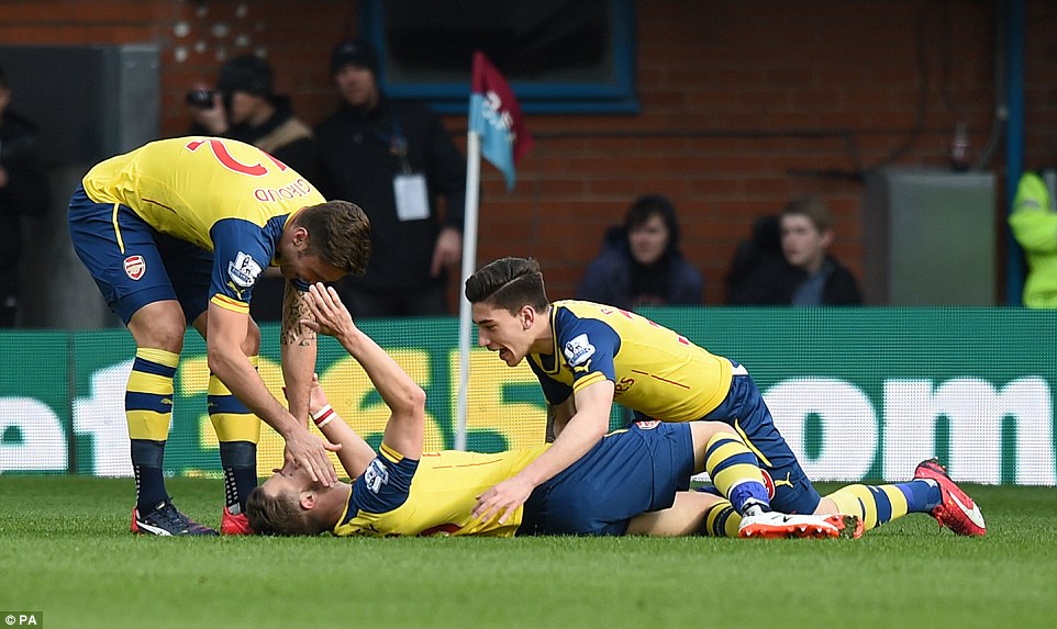 آرون رمزی|بِرنلی 0 - 1 آرسنال / لیگ جزیره