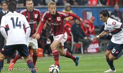 كيسوکه هوندا|میلان 1 - 3 جنوا / سری آ