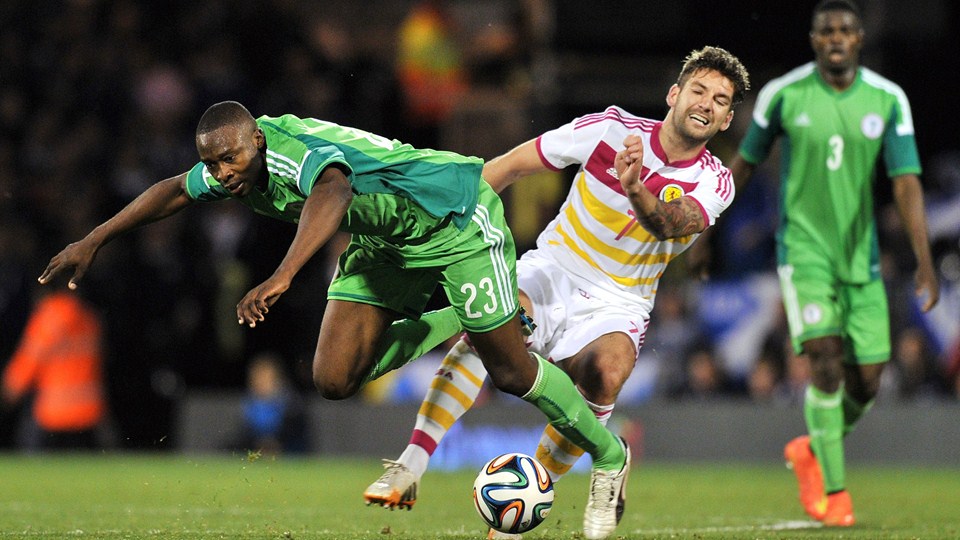 شولا اميوبي|نیجریه ۲ - ۲ اسکاتلند