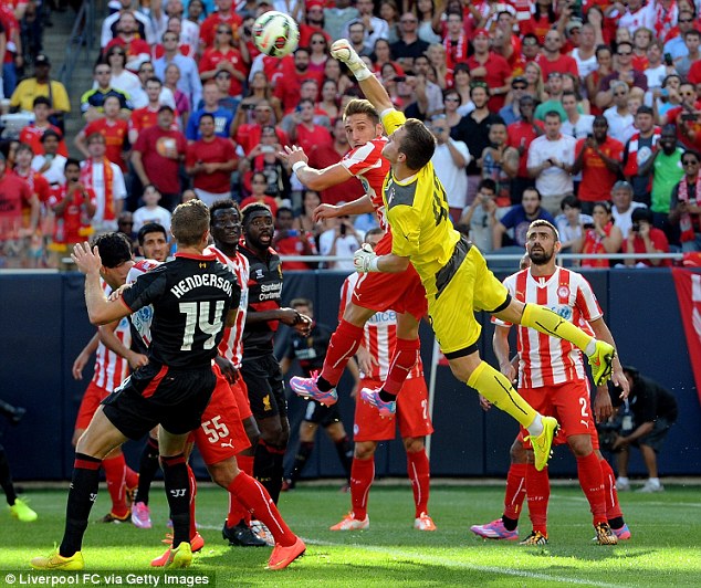 لیورپول|لیورپول 1-0 المپاکوس / کاپ گینس